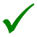 Green tick
